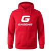 G-logo-gasgas Men Hoodie Front Gasgas G Emblem Chest Print, Thick Fleece Pullover Sweatshirt for Sport Weekend Daily Wear