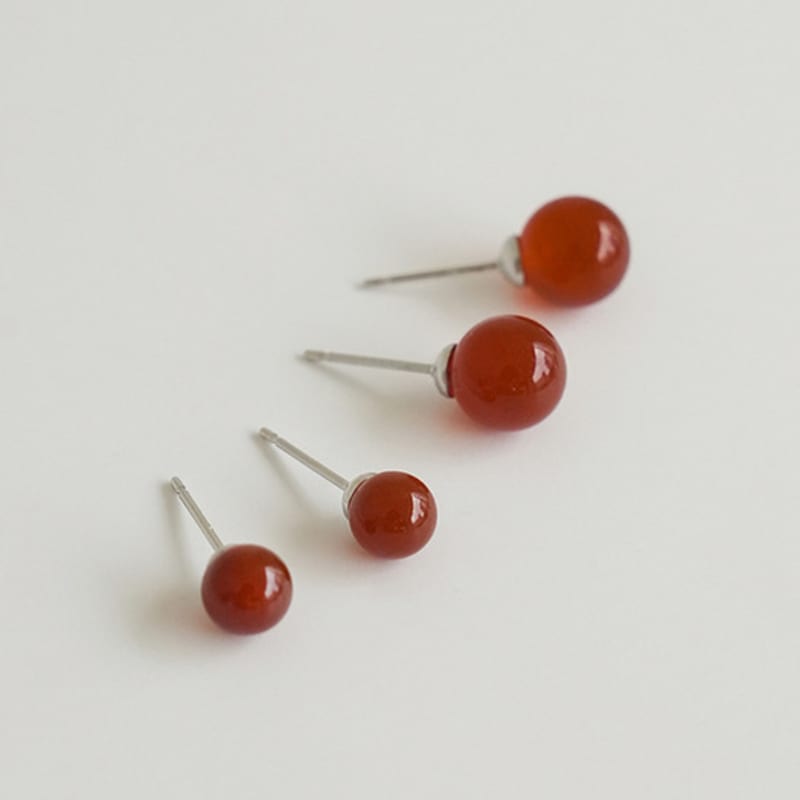 modernlike silver 925 jaman jade gemstone earrings