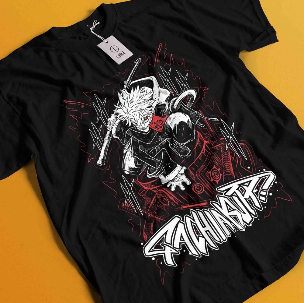 

Gachiakuta Том Футболка Японский Танкобон Хоррор Манга Аниме Подарочная Футболка Все Размеры S