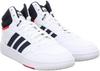 Buty koszykarskie Adidas Hoops 3.0 Mid Classic Vintage białe/atramentowy legendarny/żywy czerwony