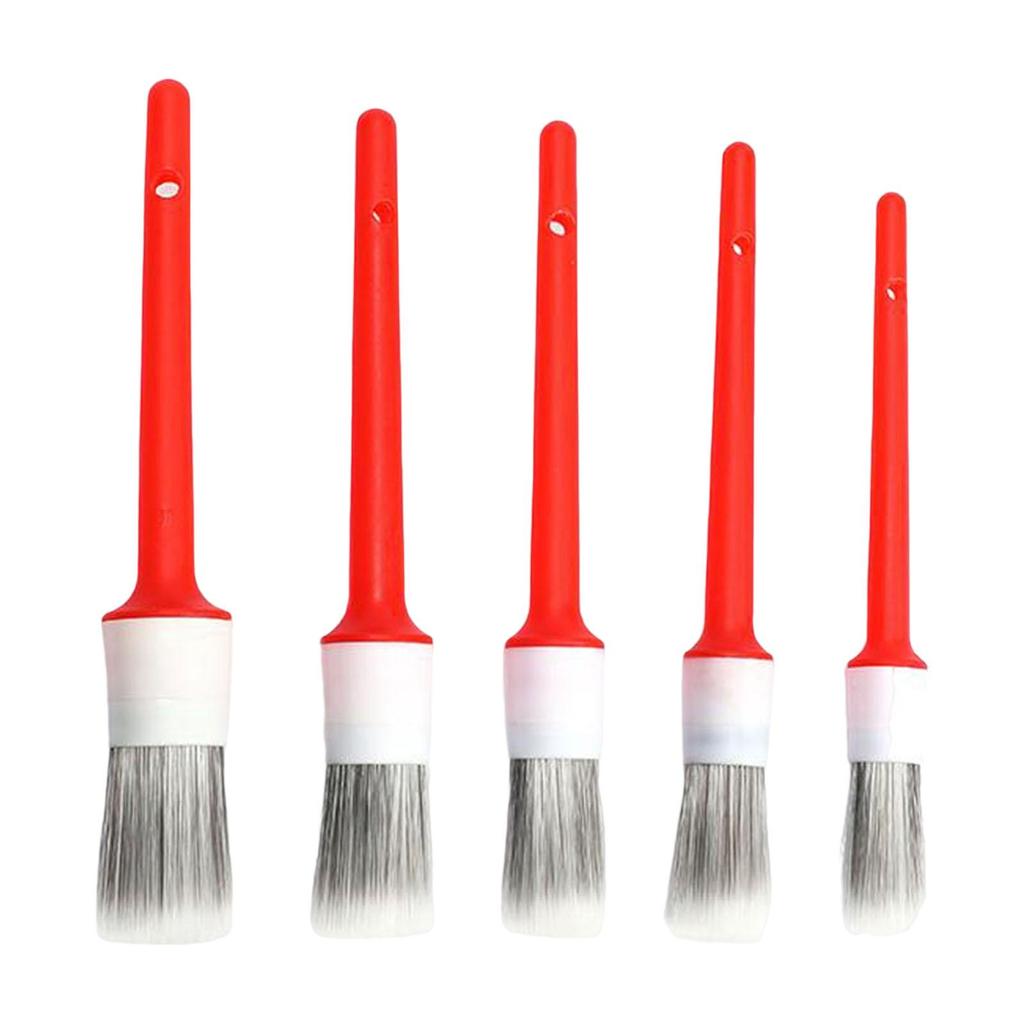 1/5PCS Car Detailing Cleaning Brush Set Kit for Car Cleaning Interior Exterior Wheel Rims Automotive Clean Brushes Kit
