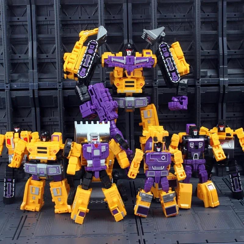 Transformation 6 in 1 Model MINI Devastator 27CM Action Figure Robot Metal Parts Toys BEST Gift Child Kid New Ko
