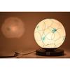 Modern Desk Lamp for Home Office,Wood Table Lamp with Glass Shade  Small Study Reading Light, Night Stand Lamp for Bedroom Work (Bulb Included)