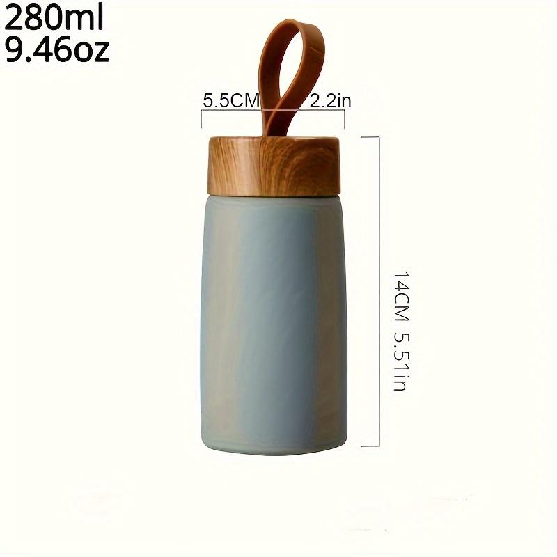 

1 шт. 304 Нержавеющая сталь Двустенная Изолированная Бутылка для воды Вакуумная Фляга Портативная для Занятий спортом на открытом воздухе Кемпинга Пеших походов Путешествий 280ML