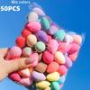 50-teiliges Mini-Make-up-Schwamm-Set mit zufälligen Farben und Formen, Beauty Blender zum Verblenden von Foundation, Creme und Puder
