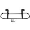 Aluminum Alloy Front Bumper Split‑type Quick Release RC Car Parts Fit for TRX6 G63 TRX4 G500(Black )