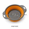 Dual-Use Folding Cutting Board & Telescopic Draining Basket for Vegetables and Fruit Washing