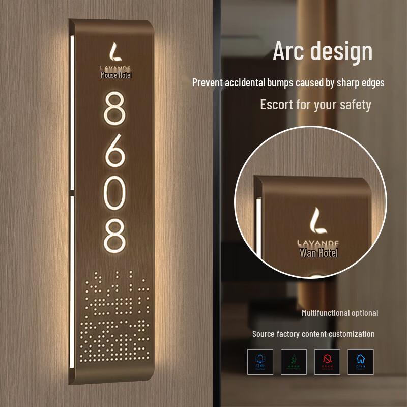 Ally Luminous LED House Number Sign