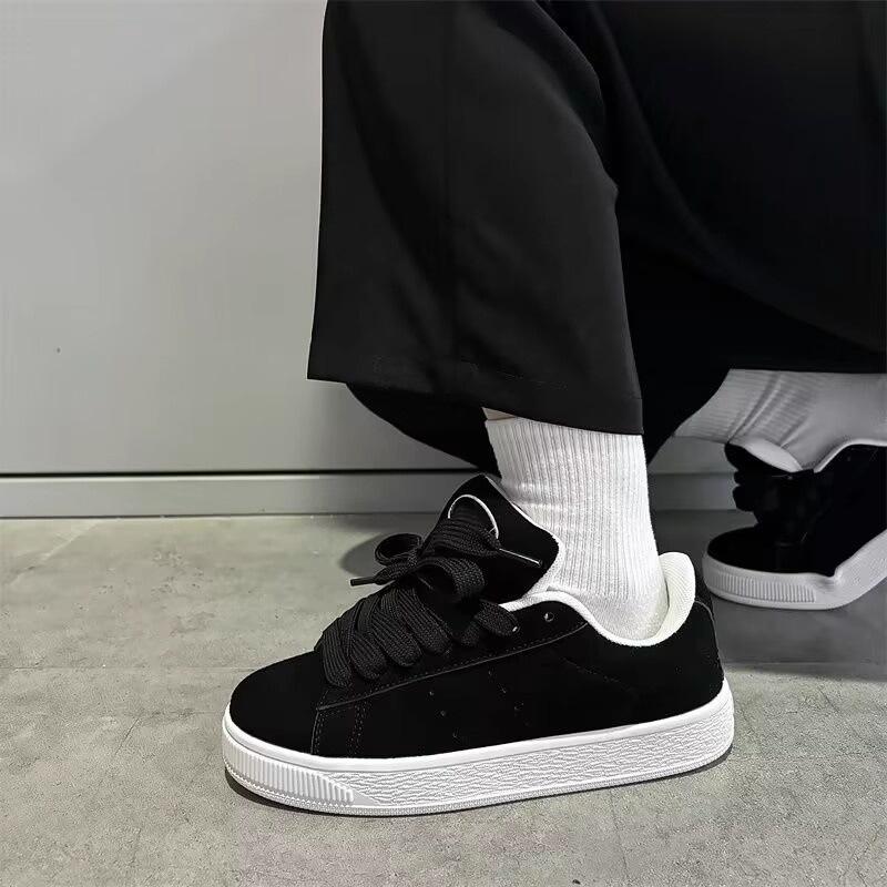 Platform White Shoes Women's Versatile Muffin Spring and Autumn Summer Breathable New Popular Casual Sports Board Shoes