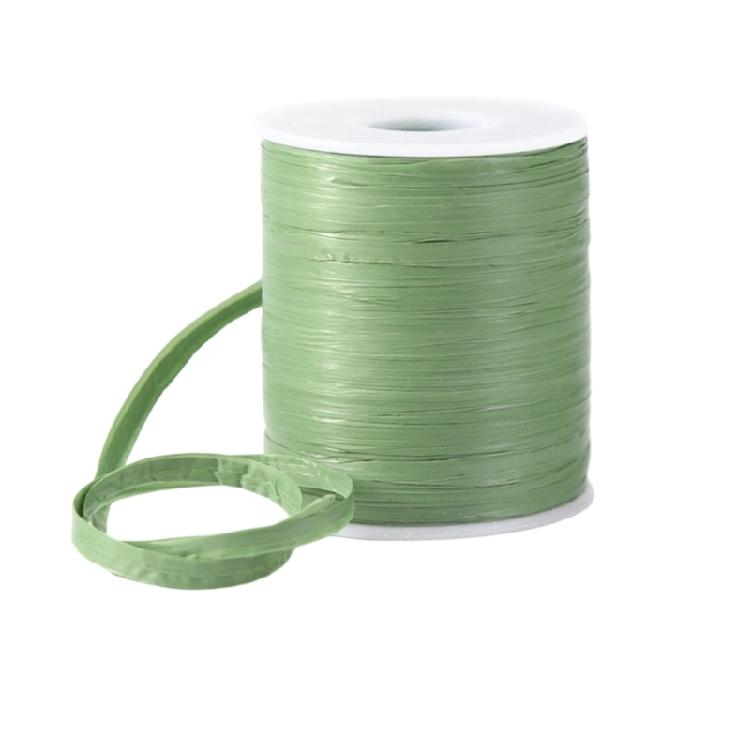 Flat Fiber Craft Cord for Crochet Weaving and Bag Making, Cotton Straw Ribbon Weaving Rope for Handmade Daily Work Use