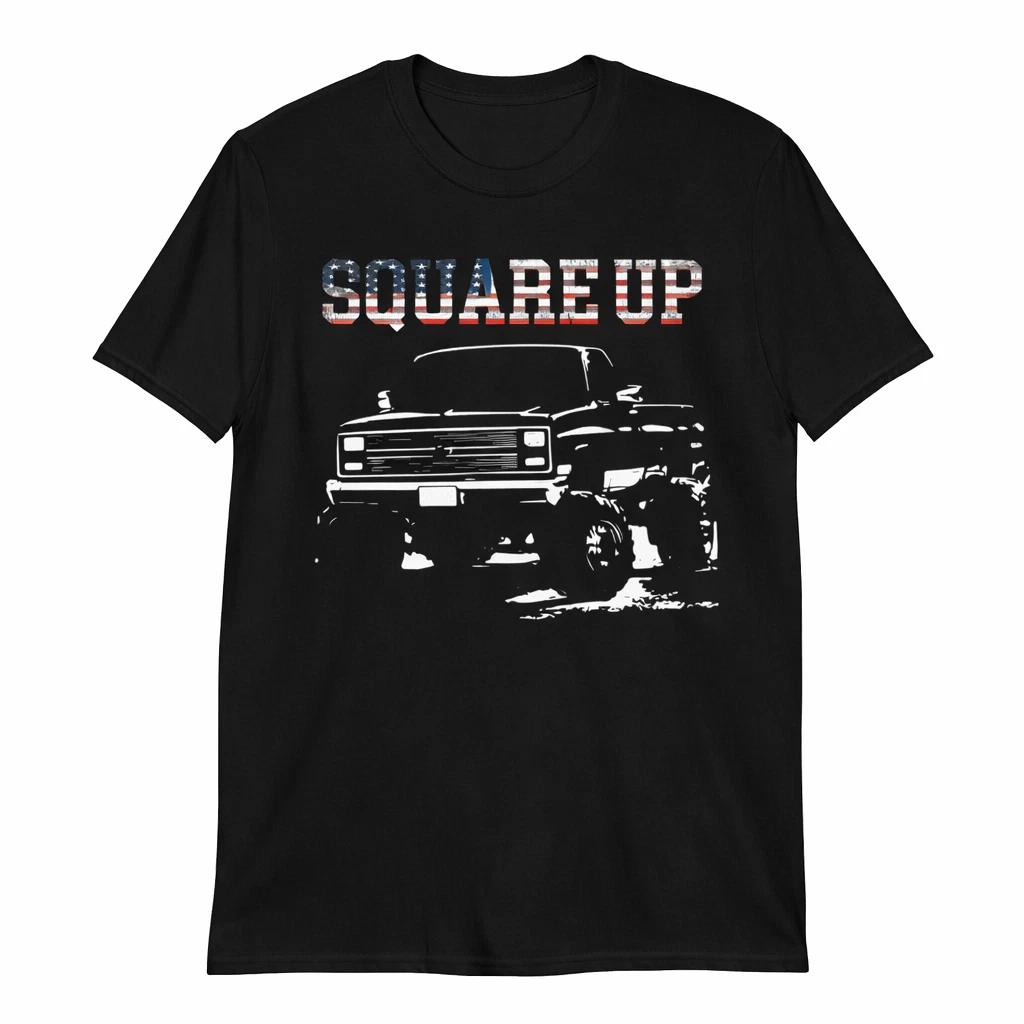 Square Body Pickup Truck USA Vintage Style Unisex Graphic Tee Gift 4XL