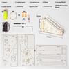 3D Mechanical Wooden Escalator Puzzle Toy DIY Assembling Model Kit HandsOn Educational Gift for Parent Child Interaction