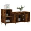Vidaxl TV Cabinet, Smoked Oak, 100X35X55 Cm