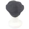 Pristine HERMES beret Saint Honoré Serie button leather trim gray cotton 56 Used