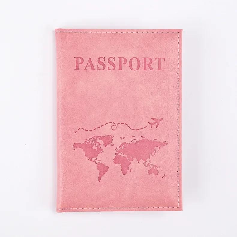 Passport Holder Wallet Cover Travel Essentials Pu Leather Card Case International Travel Accessories for Women/Men