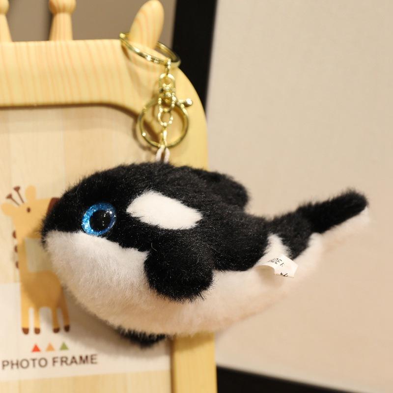 Cartoon Octopus, Shark, Sea Turtle, Marine Animal Pendant, Doll, Plush Toy Bag, Keychain Hanging Decoration