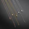 60pcs 1.5mm-4mm Width 40-60cm Length Stainless Steel Necklace Chain Pendant Hang Charms Women Jewelry Making DIY Accessories