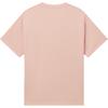 Levis Simple Casual Soft Loose Ribbed Round Neck Short Sleeve T-Shirt Men Tops Pink 004IS-0002