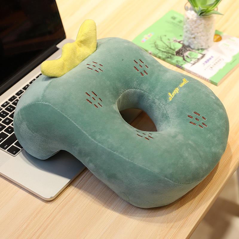 Breathable Plush Nap Pillow Doll - Cute Expression Puppet Gift