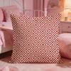 Classic MMeander PatternS Cushion Cover Premium Comfort Reversible Pillow Cove Two in One Design for Any Room  Car Interior