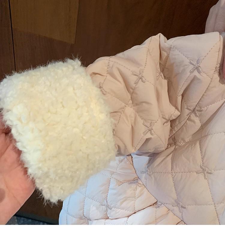 2025 Toddler Girls' Stylish Fleece-Lined Winter Jacket - Thick, Warm, Cotton Padded Coat