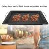 Schwarze Grillpfanne Antihaft-Grillpfanne Barbecue-Grillplatte Offene Flamme