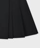 FALLETT Half Pleated Wrap Skirt Black