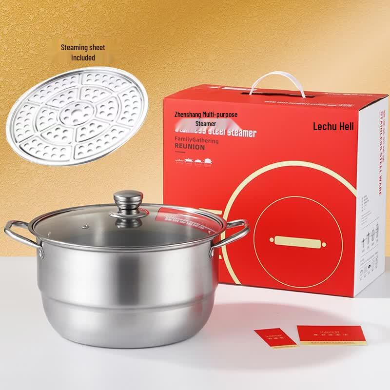 28cm 304 Stainless Steel Multi-purpose Steamer