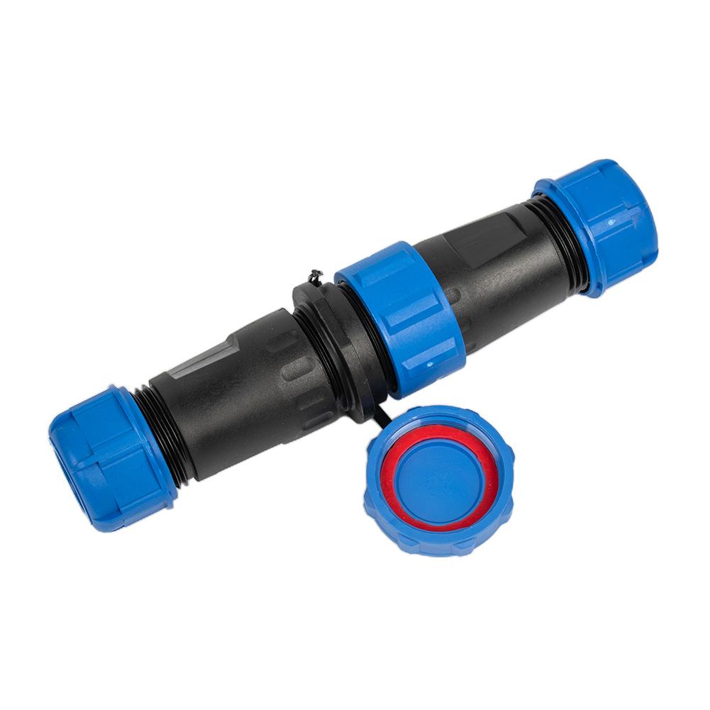 4pin Connector Panel Mount Connector Screw Lock Solder Terminal 500V Rated Voltage AC 1500V Stand Voltage For Communications