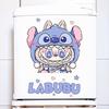 Labub Toilet Sticker Toilet Toilet Toilet Toilet Decorative Film Cute Bathroom Waterproof Sticker