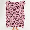 Art leopard print Throw hot Flannel Throw Blanket Suitable for Sofa Living Room Bedroom soft