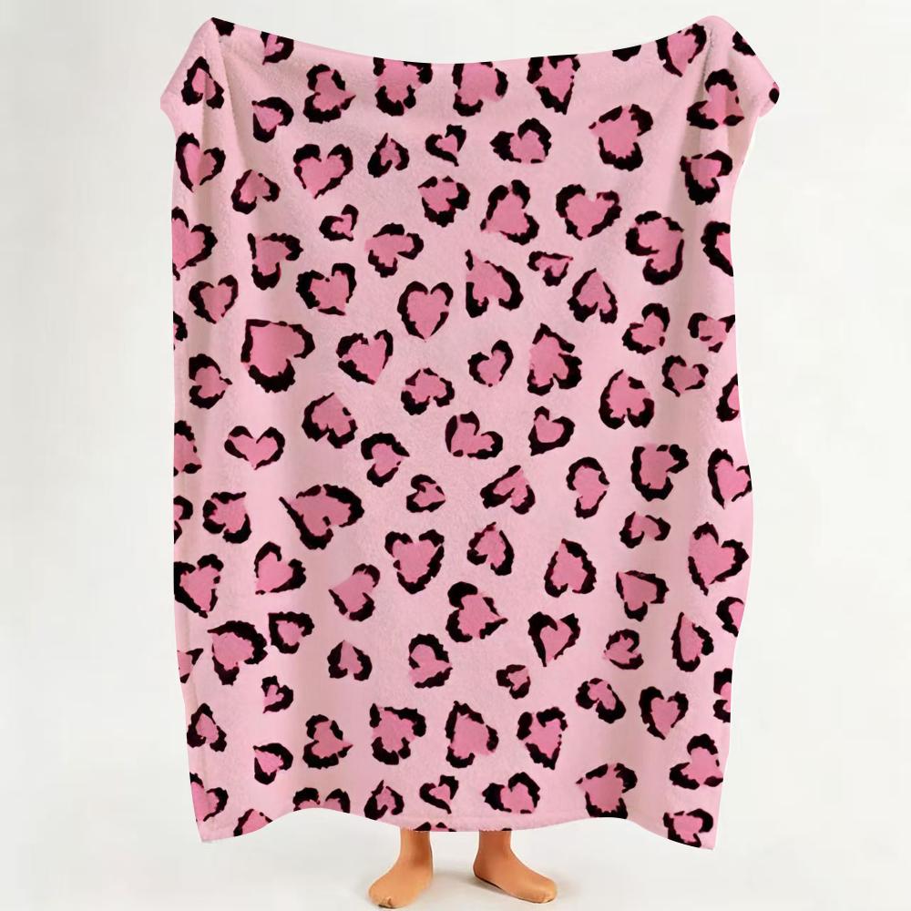 Art leopard print Throw hot Flannel Throw Blanket Suitable for Sofa Living Room Bedroom soft