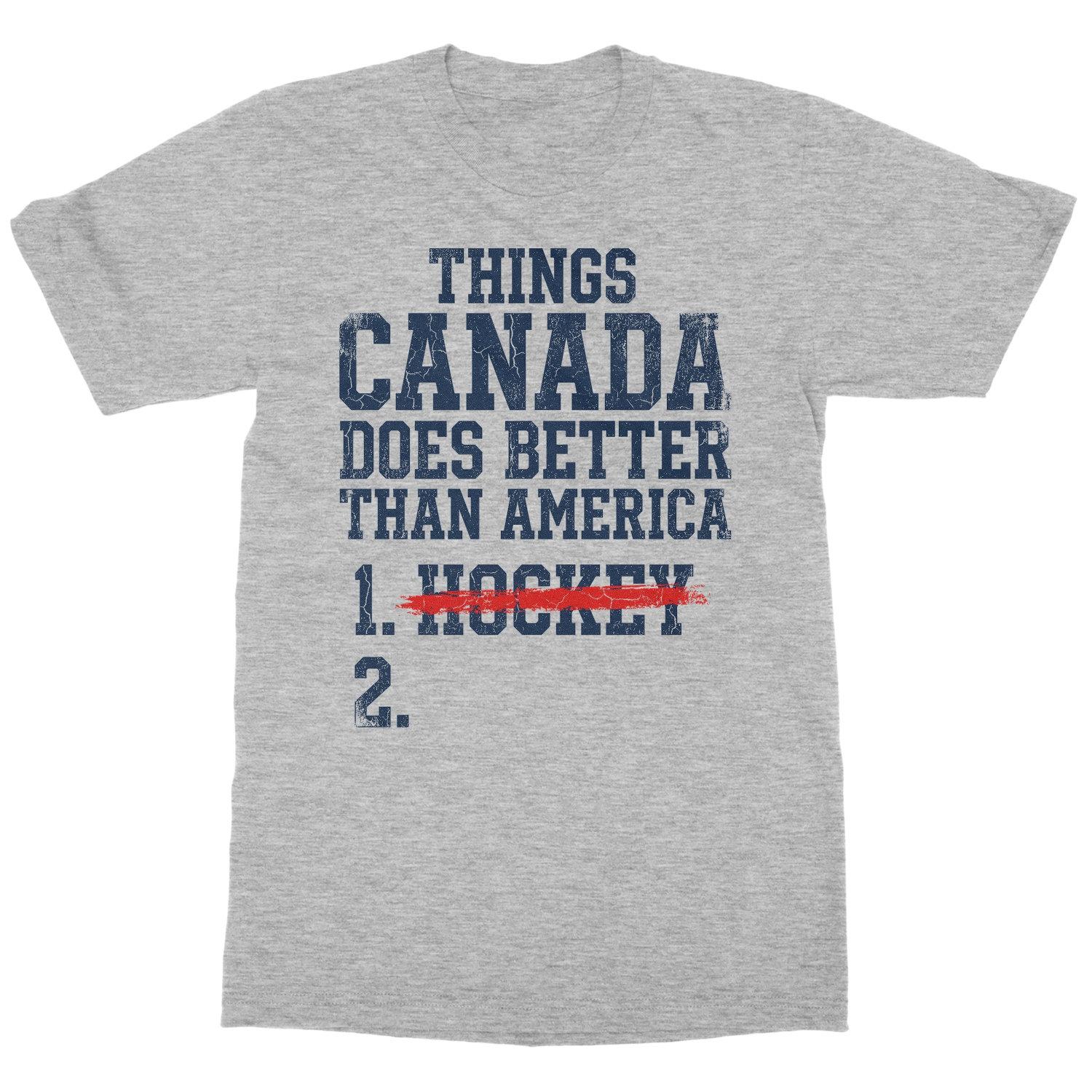 Things Canada Does Better Than America - Not Hockey Unisex T-Shirt XXXXL