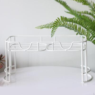 Beverage Dispenser Stand Metal Server Rack for Home