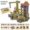 2.0cm DIY Magnetic Building Blocks with Lights - Magnetic Cubes Military Engineering Farm Set