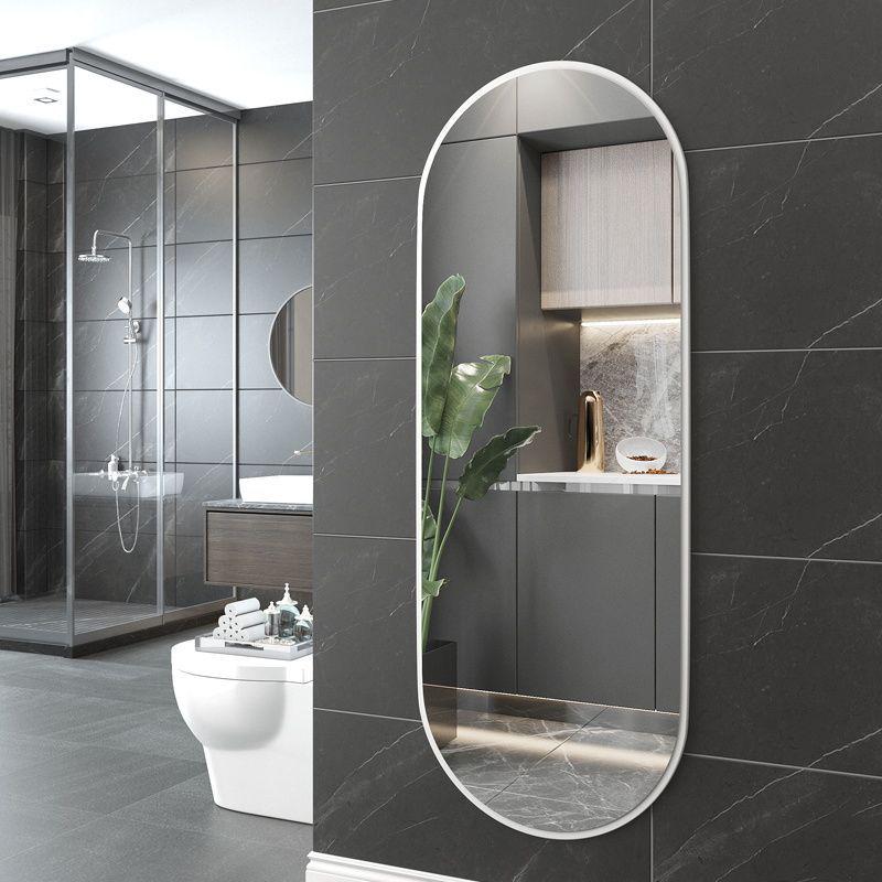 Wall-Mounted Full-Body Dressing Mirror for Girls' Bedroom - No Drilling Required, Insta-Worthy Fitting Mirror