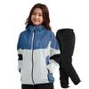 Arashiyama Golf Top and Bottom Mountain Golf Gray Sizes LL and XL Women's Rainwear, Set, Rainsuit, Raincoat, Parka, Waterproof, Wear, Fishing,
