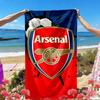 Arsenal F.C Print Beach Towel, Versatile Lightweight Absorbent Beach Towel for Pool Surf Yoga Bathroom, Perfect Birthday Holiday Gift