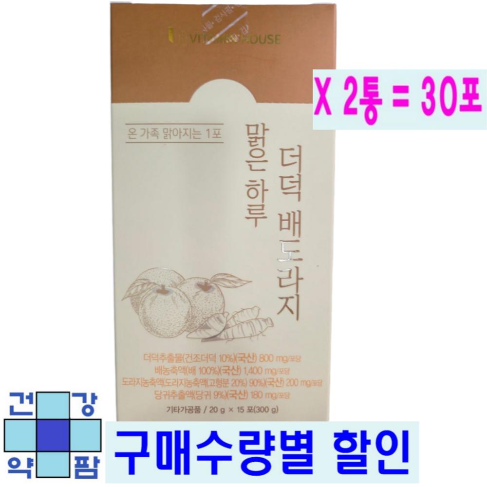 Malgeun Haru Deodeok Pear Balloon Flower Root Sticks 300g 2 Pcs