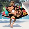 Girl Pattern Beach Towel Absorbent Sun Protection Towel For Beach Shower Swimming Pool Travel Vacation Camping Essential Gift