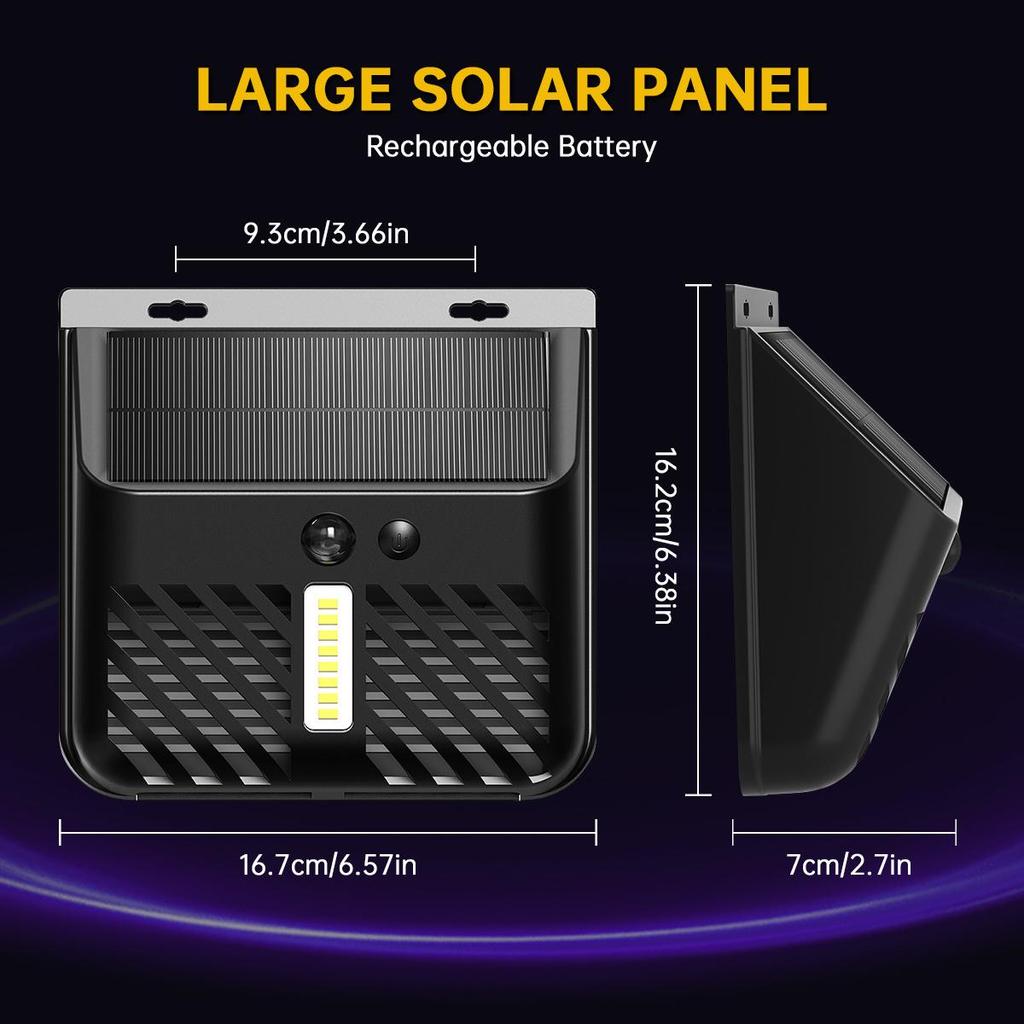 Solar Light Solar Bug Zapper Outdoor Mosquito Killer With Motion Sensor Waterproof Solar Powered Fly Trap For Garden Yard Wall