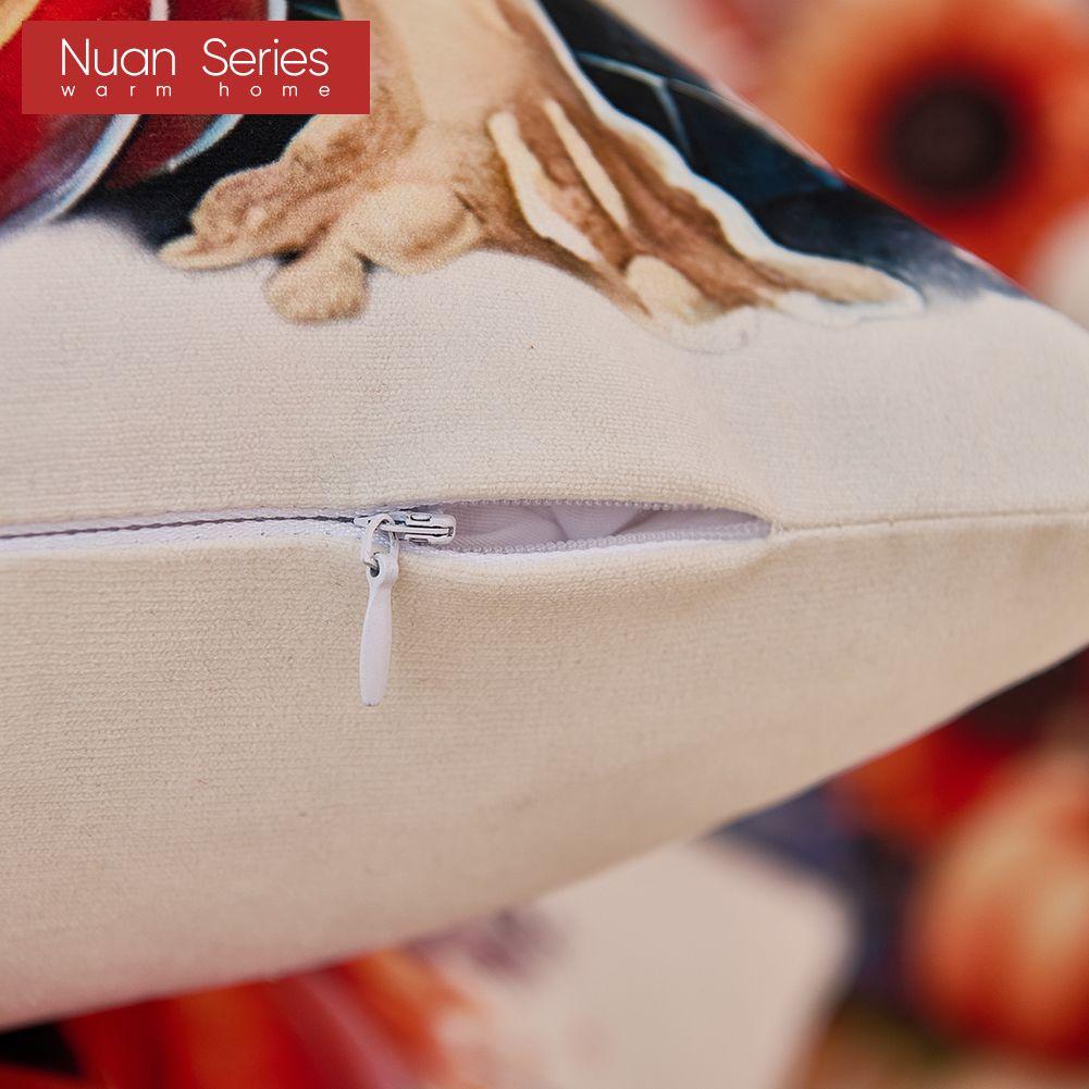 1PC Nuan Series Halloween Pillowcase Cute Cartoon Printed Cushion Cover for Sofa Living Room Bedroom Home Decor