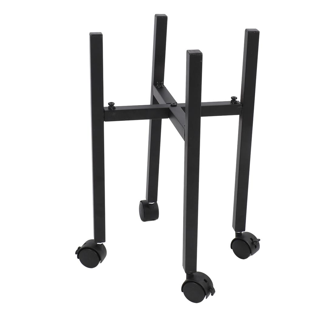 Suporte de Metal para Plantas Ajustável Removível Moderno Suporte para Vaso de Plantas com Rodas para Jardim Pátio