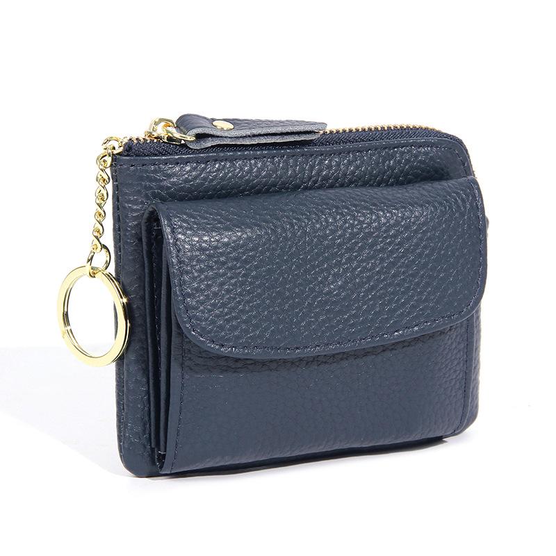 

Японская коровья кожа Многофункциональный кошелек для монет и визитница - Кошелек из натуральной кожи с креплением для ключей для женщин