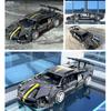 Technical Lamborghinied Bat Sports Car Building Blocks Carbon Fibre Assemble Model Vehicle Bricks Kids Toys Christmas Gifts