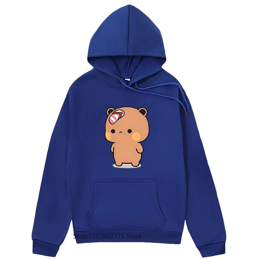 

Милый Дуду был брошен в шлепанцы Бубу, так как он дразнит Бубу Графический свитшот Kawaii Panda Bear Top 3XL