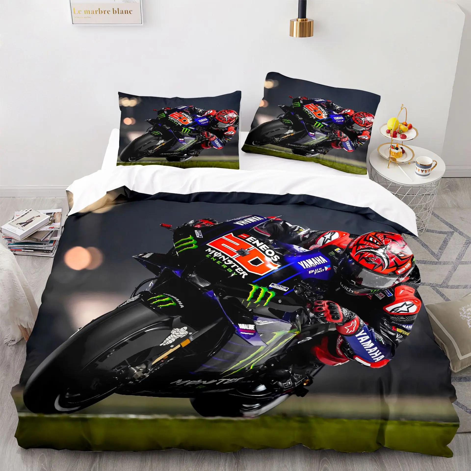 Marquez 93 Beddengoed Set Dekbedovertrek Kussenslopen Twin Full Queen King Bedlinnen 3D Print Marc Marquez 93 Dekbedovertrek Sets EU Twin(135x200cm)