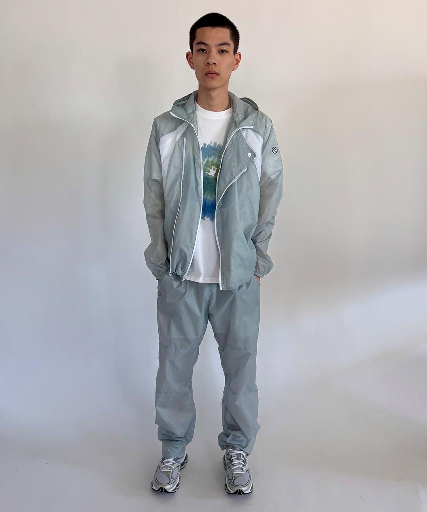Thewarld Opark Ripstop Packable Windbreaker (Ice Grey)