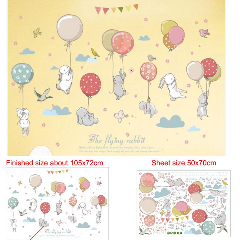 Removable Cartoon Wall Stickers for Kids Room Kindergarten Creative Christmas Birthday Gift Decals