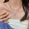 Sweet Double-layer Love Necklace, Female Niche Design, Sweet and Cool Temperament Collarbone Chain, Korean Version of the New Simple Jewelry